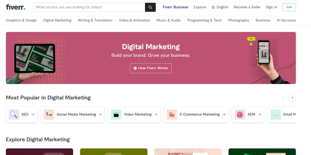 How to sell on Fiverr as a beginner digital marketer