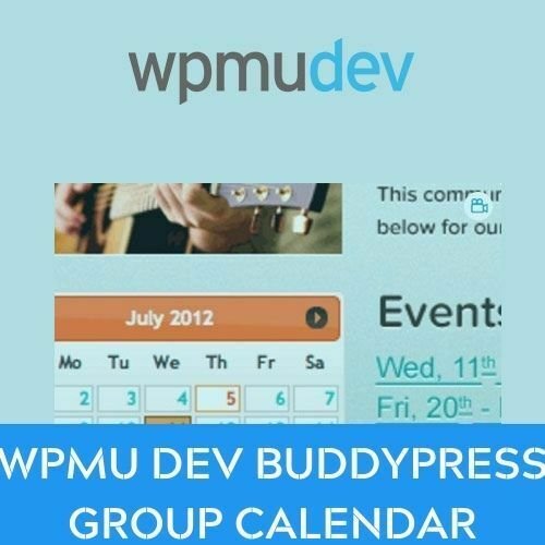 WPMU DEV BuddyPress Group Calendar