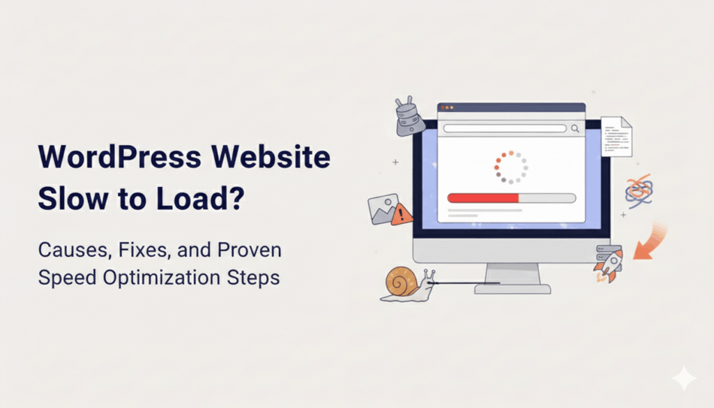 WordPress Website Slow to Load? Causes, Fixes, and Proven Speed Optimization Steps