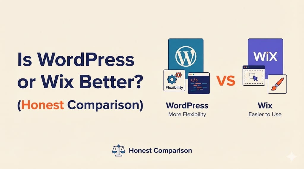 Is WordPress or Wix Better? (Honest Comparison)