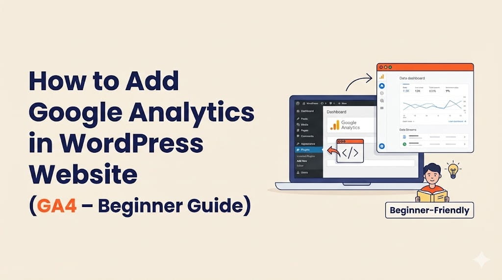 How to Add Google Analytics in WordPress Website (GA4 Beginner Guide) 1 How to Add Google Analytics in WordPress Website (GA4 – Beginner Guide)