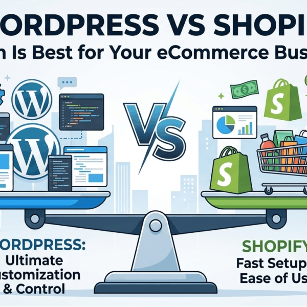 WordPress vs Shopify : Which Is Best for Your eCommerce Business?