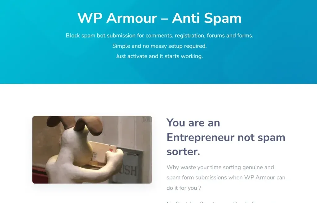 Anti Spam Plugins for WordPress: 10 Best Tools to Stop Spam (Detailed Comparison) 5 4. WP Armour