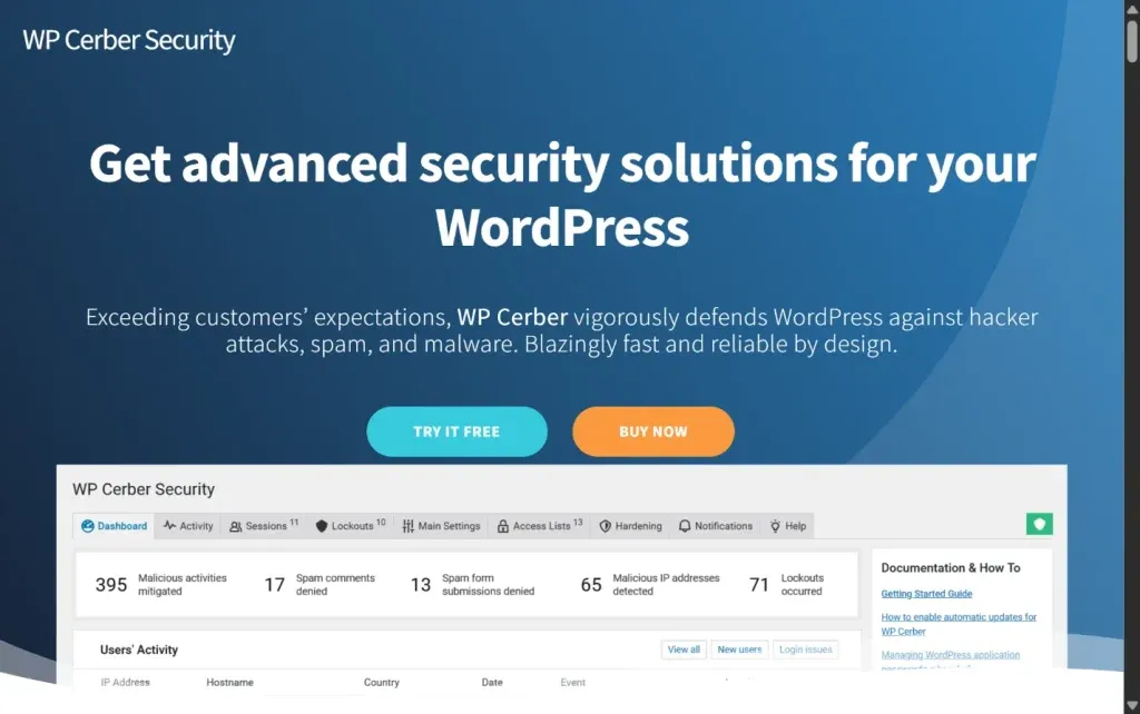 Anti Spam Plugins for WordPress: 10 Best Tools to Stop Spam (Detailed Comparison) 7 7. WP Cerber Security