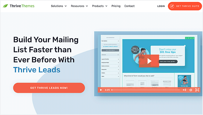 WordPress Plugins for Pop Ups: 6 Best Tools to Increase Leads and Conversions 4 Thrive Leads – Best for Marketing Campaigns