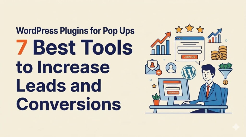 WordPress Plugins for Pop Ups: 6 Best Tools to Increase Leads and Conversions 1 WordPress Plugins for Pop Ups: 7 Best Tools to Increase Leads and Conversions