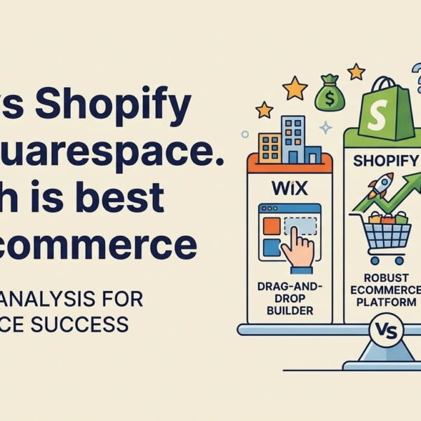 wix vs shopify vs squarespace. Which is best for Ecommerce