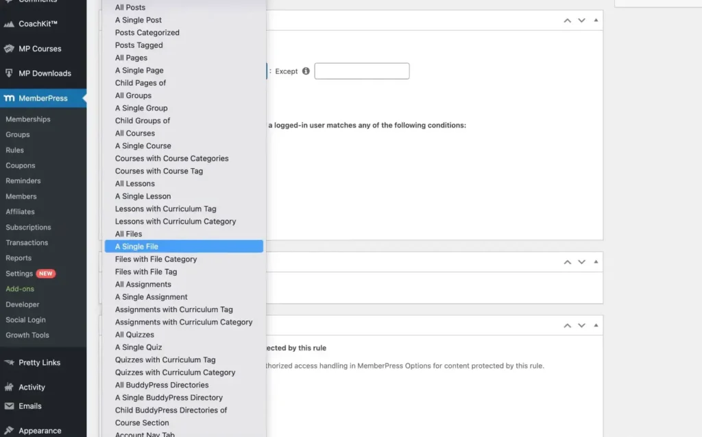 Ecommerce WordPress Plugin: 5 Best Tools to Build a Powerful Online Store 6 wordpress-ecommerce-plugins-memberpress-05